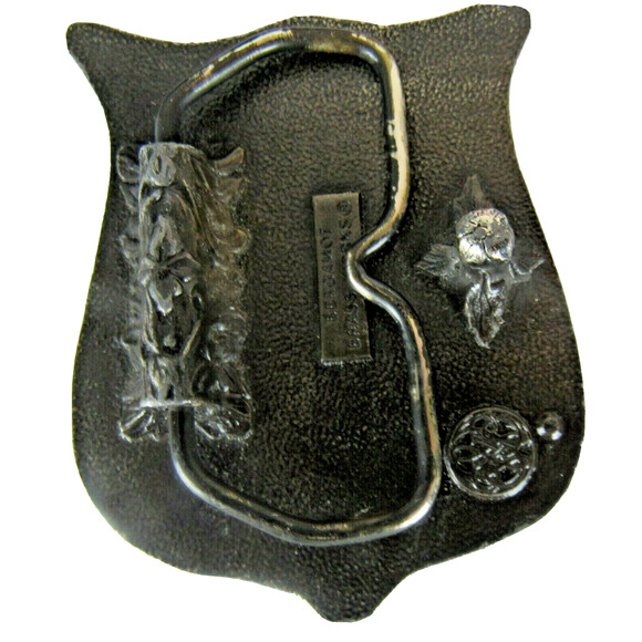 Vintage Belt Buckle 1980 Olympics Team USA Brass Badge Shield Shape Rare - Picture 4 of 8